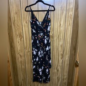 Floral Spaghetti Strap Jumpsuit